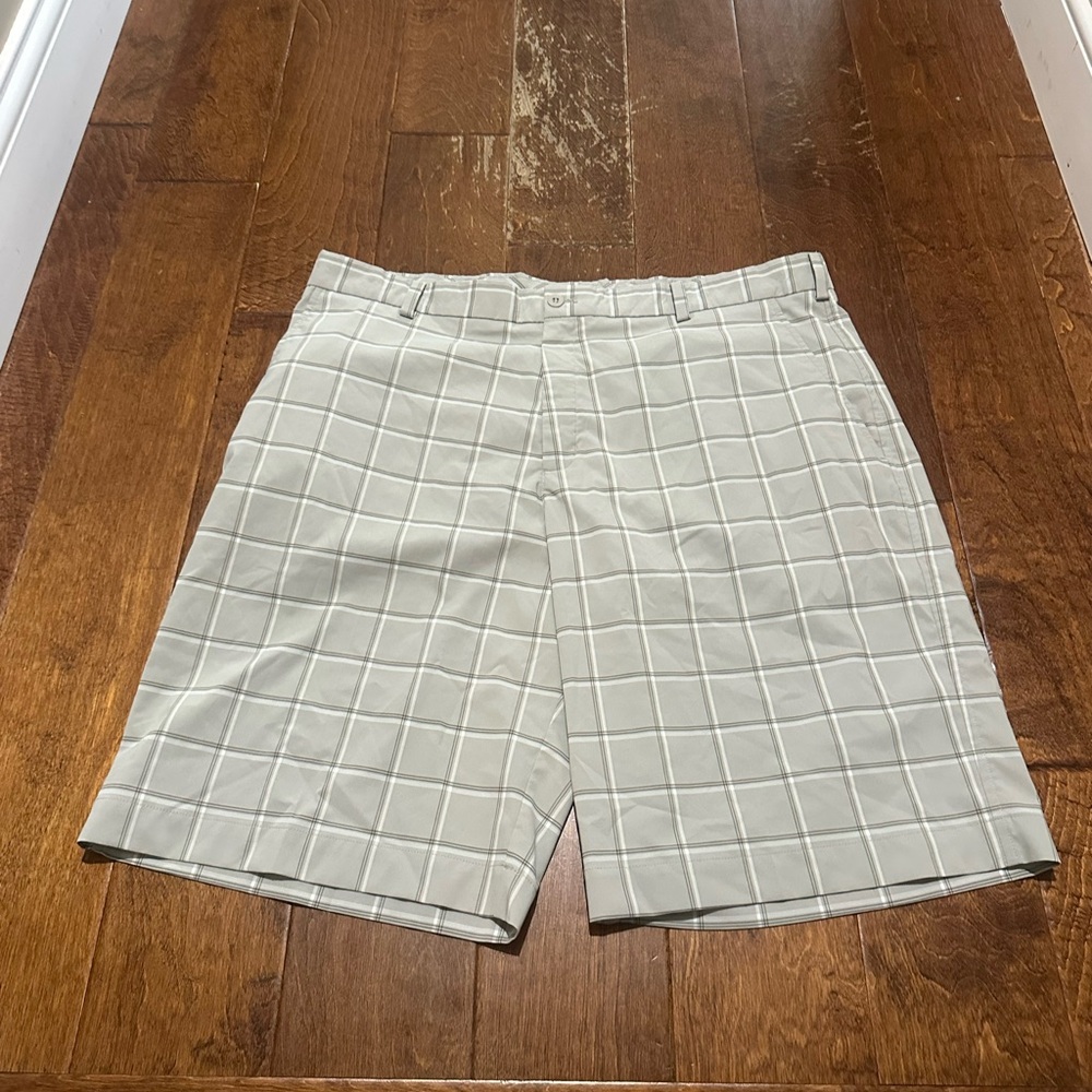 Nike Golf Gray Plaid Shorts